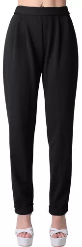 Pantalón Vestir Mujer Stfashion Negro 79304059 Spandex