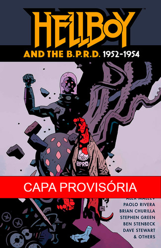 Hellboy E O Bpdp Omnibus 1952-1954, De Mike Mignola. Editora Mythos, Capa Mole Em Português, 2022