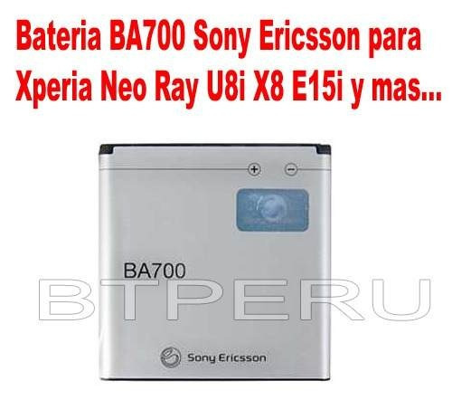 Bateria Pila Sony Ericsson Ba700 Xperia E St21 X8  Nueva