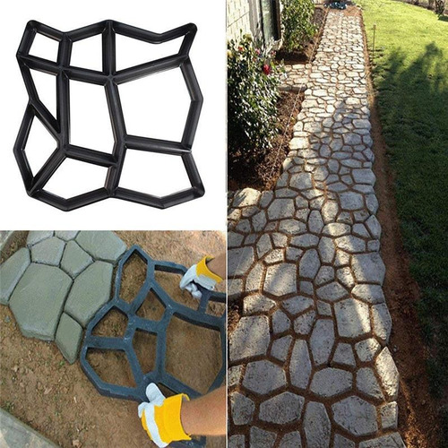 Diy Path Maker Hormigón Cemento Piedra Pavimentación Pavimen