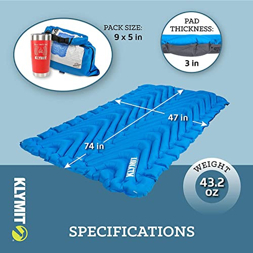 Colchón Para Dormir Klymit Double V, Para 2 Personas, Doble