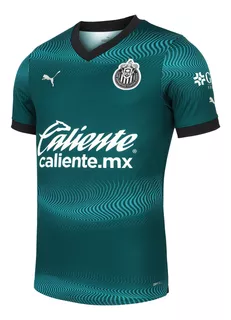 Jersey Puma Futbol Chivas Tercero Fan 23/24 Hombre Verde