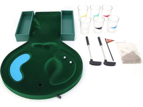 Mini Golf Juego De Mesa Shots Drinks Fiesta
