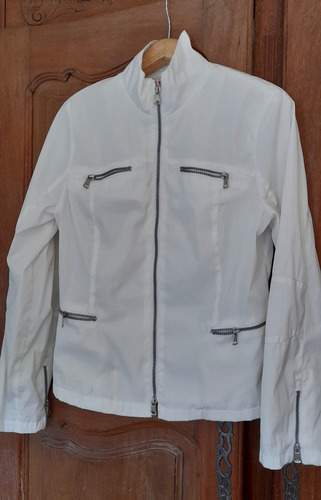 Campera Blanca Usada, Impecable! Talle M 