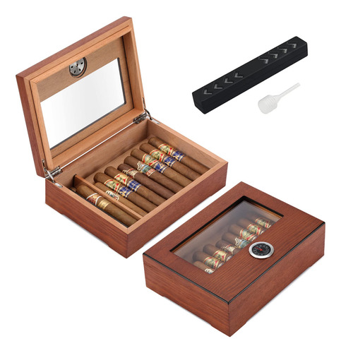 Estuche Para Puro Tisfa Humidor De Cigarros, Caja De Cigarro