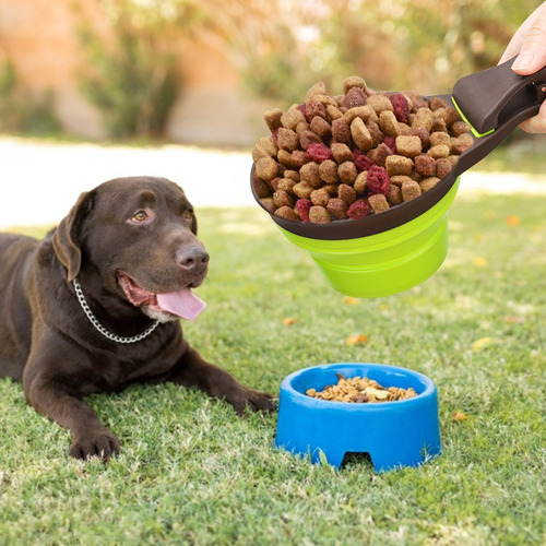 Imagen 5 de 10 de Cuchara Medidora Para Perros, Cuchara Plegable Para Comida D