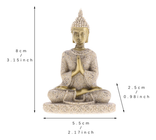 Estatua Tallada A Mano 8x5.5x2.5cm Muestra La Imagen