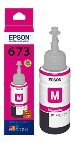 Botella Tinta Epson T673320 L800 1800 Magenta 1800 Fotos