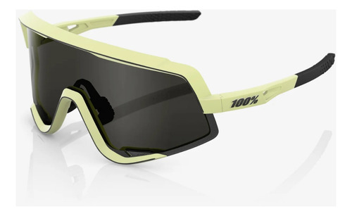 Óculos Ciclismo 100% S2 Grendale Soft Tact Glow Smoke Fxm Cor da armação VERDE SUAVE COM PRETO Cor da lente ( Preto ) Smoke Lens