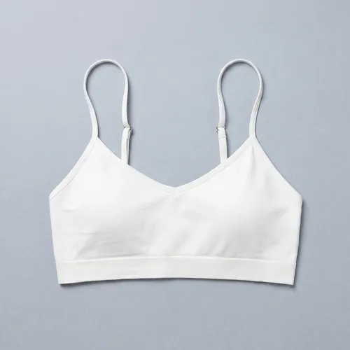 Top Sutiã Sem Bojo Cropped Lingerie Mercado Livre Basics Branco Liso
