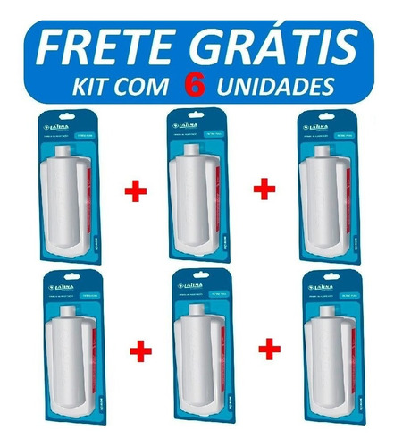 Refil Filtro Purificador De Água Latina Original - Kit Com 6