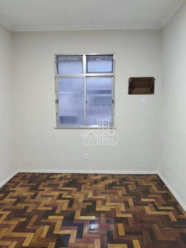 Apartamento Com 1 Dormitório À Venda, 56 M² Por R$ 220.000,00 - São Lourenço - Niterói/rj - Ap4293