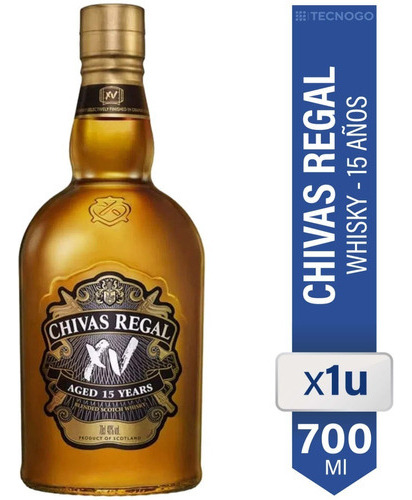 Whisky Chivas Regal Xv Clear 15 Años Blended Escoses