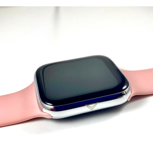 Malla Smart Watch 42 44 Mm Silicona Rosa Claro 4.2 Cm