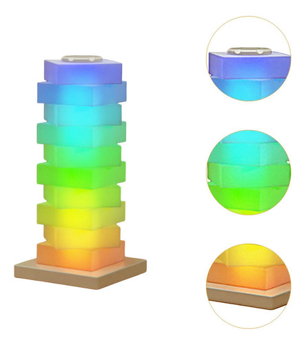Lámpara De Mesa Con Luz Nocturna Ambiental, Lámpara De