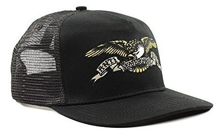 Anti Héroe Negro Eagle Emblema Gorro Camionero (por 2mvpi