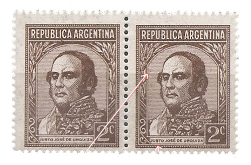 Argentina 365 Gj 782 Variedades Catalogada Punto+rayón Mint