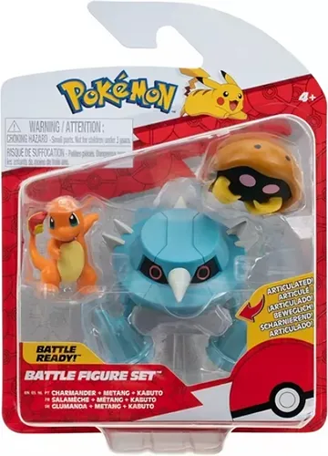 Pokemon Pack Figuras De Batalla Set X3 Delmy