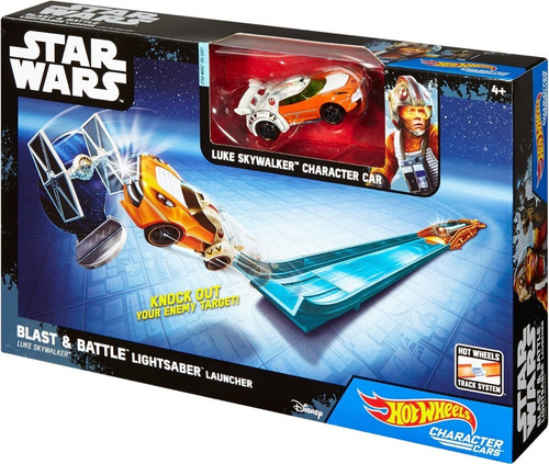 Star Wars Lanzador Blast Y Battle Lightsaber Luke Skywalker