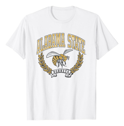 Alabama State Hornets Victory Vintage Polera Blanca