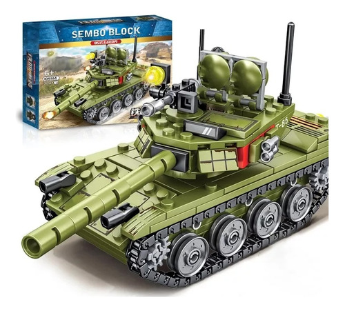 Tanque Segunda Guerra Mundial 324 Piezas Toy - Sembo Block