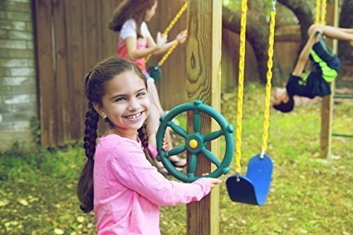 Jungle Gym Kingdom Pirate Ships Wheel - Verde