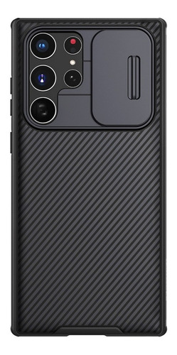 Capa Nillkin Camshield Pro Camshield Pro black com design lisa para Samsung Galaxy S22 Ultra de 1 unidade