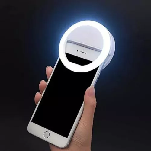 Aro Luz Led Selfie Celular Tablet Pc Linterna Anillo 8.5 Cm