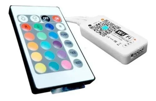 Controladora Rgb Wifi Para Tira Led Control Rf Google Alexa