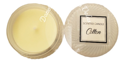 Velas Aromaticas Vidrio Cotton