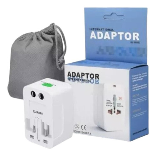 Adaptador Multienchufe Viajero Usa Europa Africa Asia Oceani