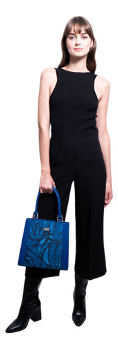 Bolsa Yaab Pineda Covalin Vuelo De Mariposa Mezclilla Color Mezclillavlm