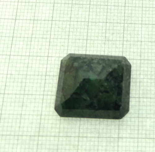 Esmeralda 22.425 Cts 19x16 Mm Retangular Inclusão Natural Verde