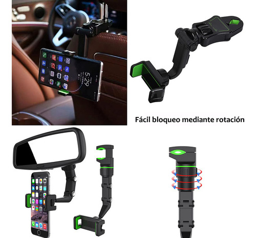 Suporte Para Celular No Espelho Retrovisor