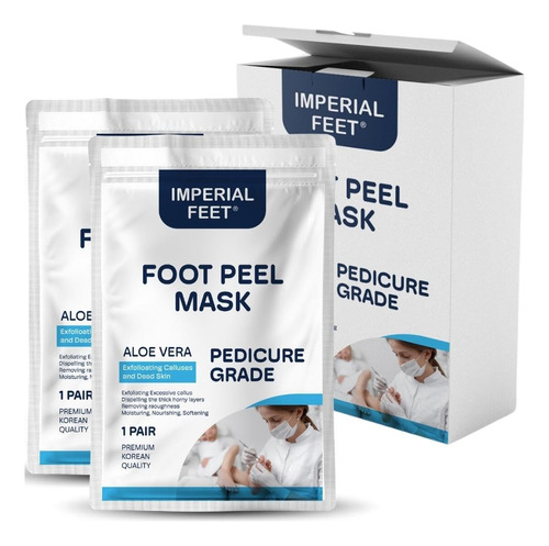 Imperial Feet Mascaras De Pies De Grado Pedicura Que Elimina