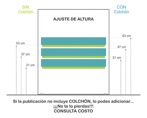 Cuna, Colecho, Moises Y Escritorio. Con Colchón Y Ruedas C/f Blanco