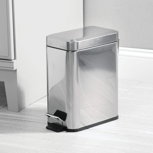Lixeira Inox Com Sensor Para Cozinha E Banheiro