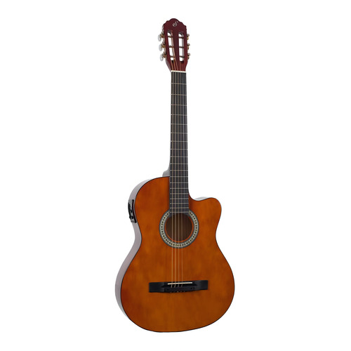Violão eletroacústica Giannini Start SF-14 CEQ para destros natural verniz brilhante