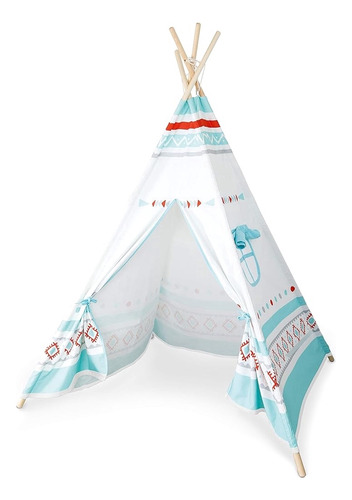 Pequeños Juguetes De Madera De Pie Premium Teepee Play Tent 