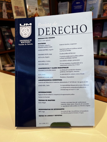 Revista De Derecho N° 9 2006 Universidad De Montevideo