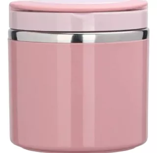 Termo Bento P/ Alimento - Recipiente Sellado Comida 630 Ml Color Rosa chicle