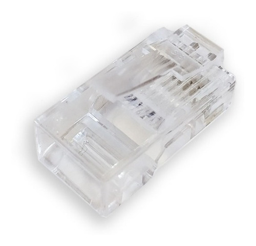 Fichas Rj45 X 100 Unidades Crimpeable Para Cable Utp