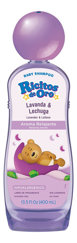 2 Pza Shampoo Ricitos De Oro Lavanda Y Lechuga Aroma Relajan
