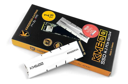 Imagen 3 de 4 de Disco Ssd Nvme M.2 2280 Aitc Km600 Lectura 2500mb/s 512gb