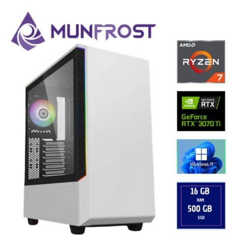 Pc Gamer Rtx 3070 Ti Ryzen 7 3700x 16gb Ram 1tb (Usado)