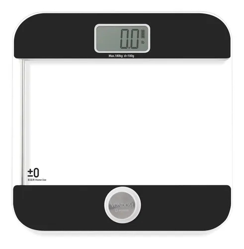 Balanza digital Vondom UPOWER02 negra hasta 180 kg MercadoLibre