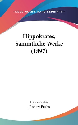 Libro Hippokrates, Sammtliche Werke (1897) - Hippocrates