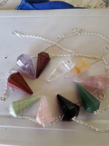 Kit 10 Pêndulos Radiestesia Reiki 