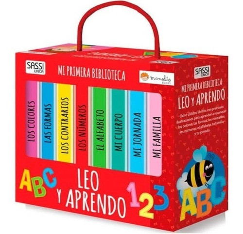 Leo Y Aprendo Primera Biblioteca 8 Libros Infantil Didáctico