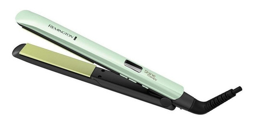 Plancha de cabello Remington Shine Therapy verde con placas de cerámica 110V/220V - S9960